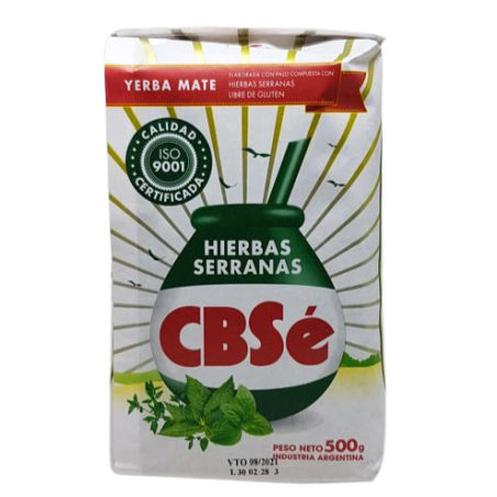 Yerba Mate CBSé Hierbas Serranas 500gr