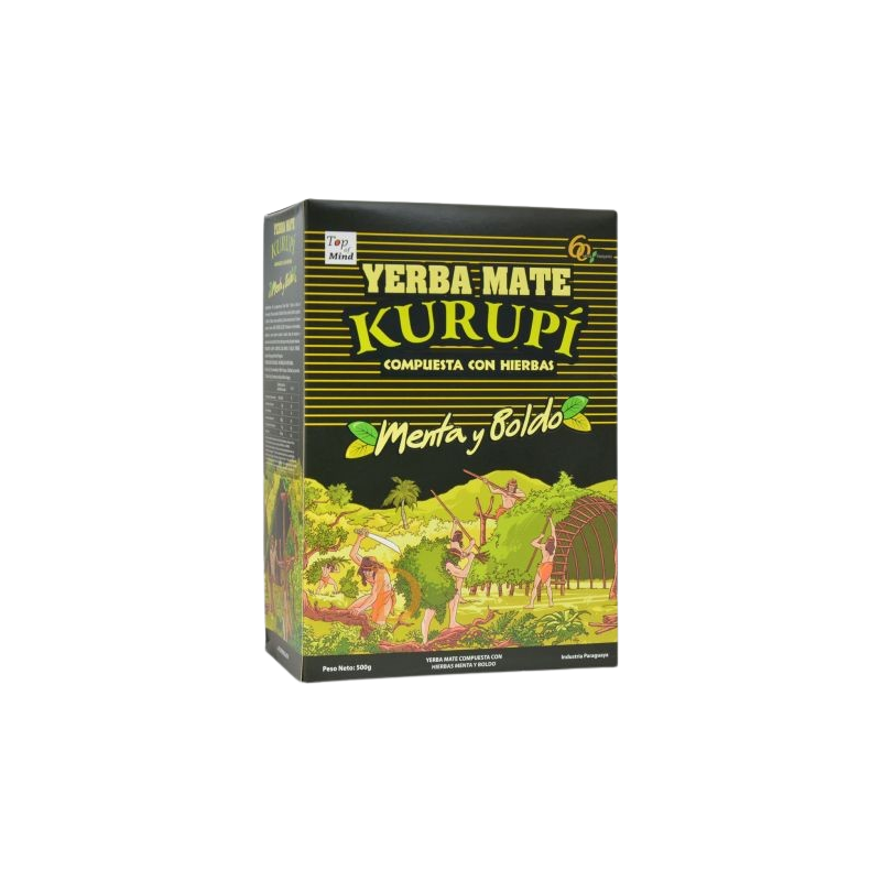 Yerba Mate Kurupi Menta & Boldo