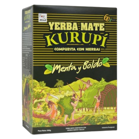 Yerba Mate Kurupi Menta & Boldo