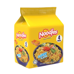 Mr Noodles Curry Pack 4un