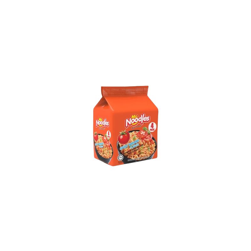 Mr Noodles Tomate Epicée Pack 4un