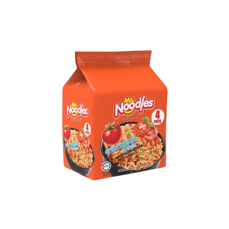 Mr Noodles Tomate Epicée Pack 4un