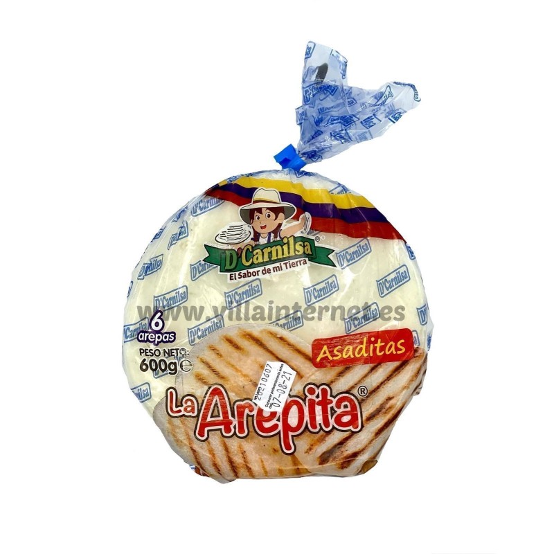 Arepa Maïs Blanc Colombien 800g 6un