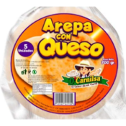 Arepa con Queso 5un 700g