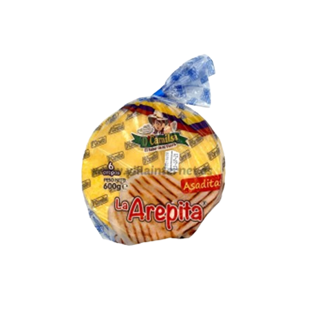 Arepa Maiz Amarillo Colombiana 800g 6un