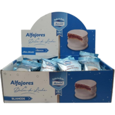 Alfajor mini blanco 36x22gr