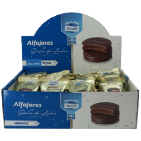 Alfajor mini negro 36x22gr