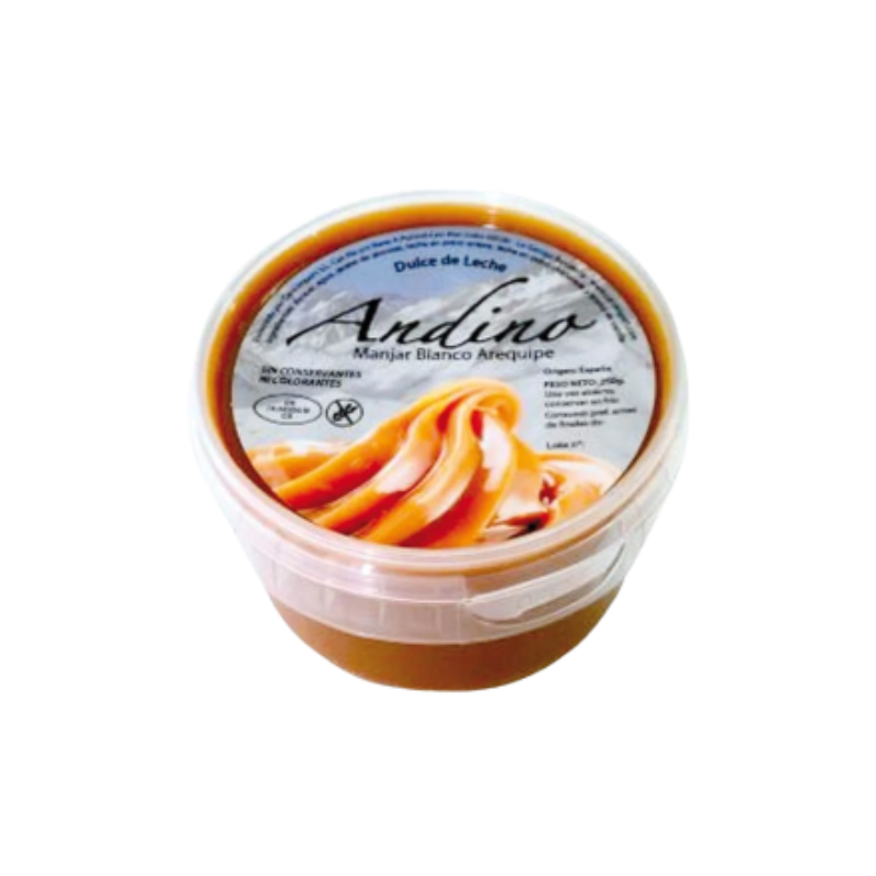 Dulce de leche andino mardel 250gr