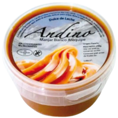 Dulce de leche andino mardel 250gr