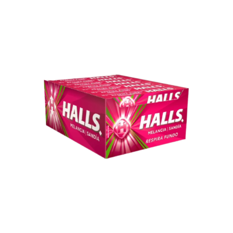 Halls Melancia Display 588gr
