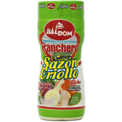 Sazon Ranchero Criollo S/ Pimienta 270g