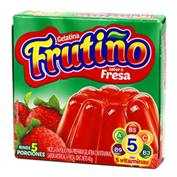 Gelatina Frutiño fresa 40gr