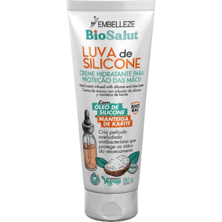 Biosalut Luva de Silicone Crema de Manos 300ml